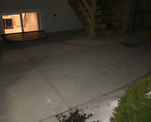 Concrete back patio Philadelphia Concrete patio in back of home Philadelphia