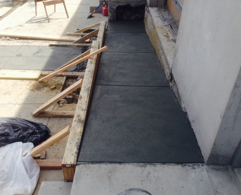 Concrete wheelchair ramp by M&C Concrete wheelchair ramp Philadelphia